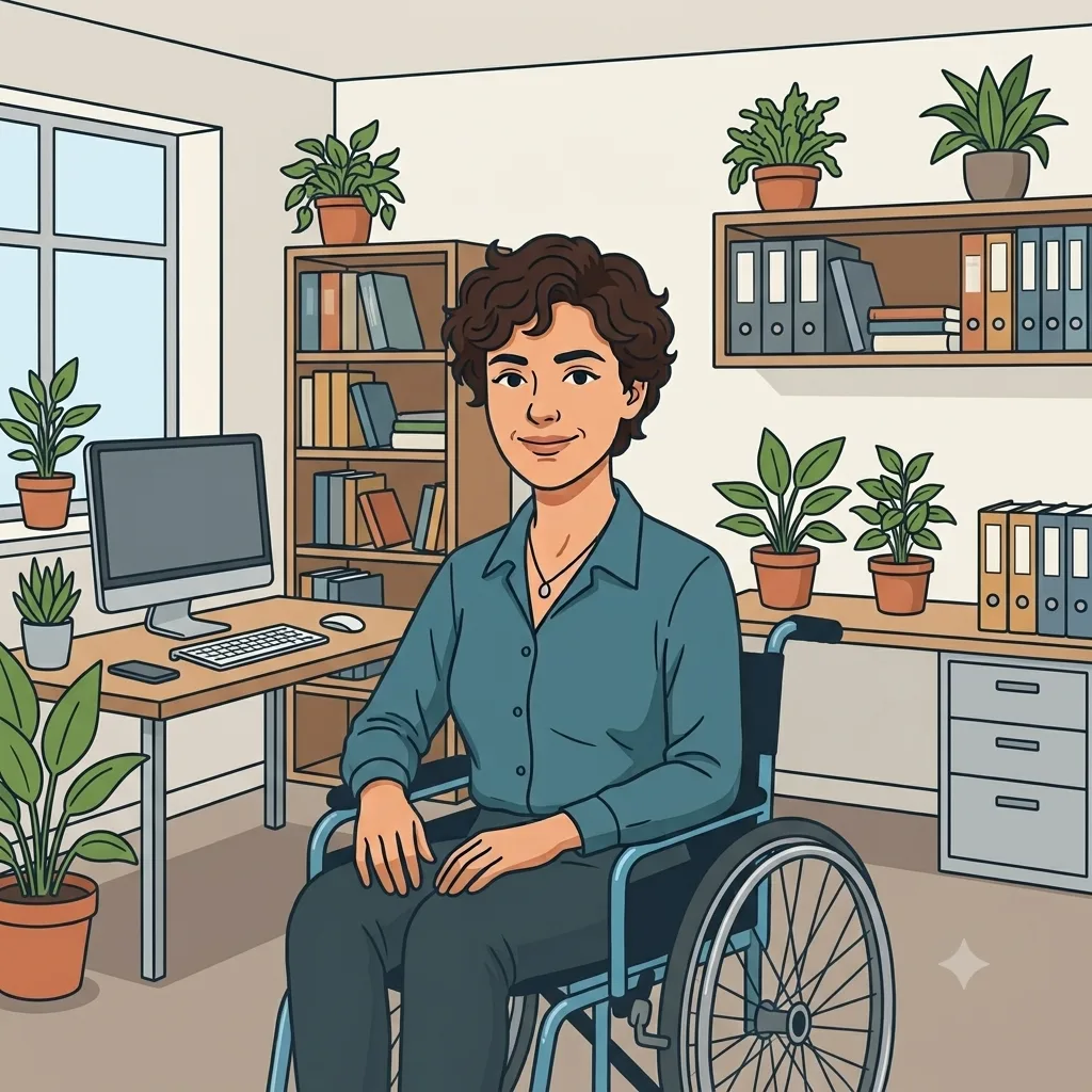 Illustration: Junge Frau